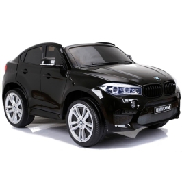 Divvietīgs bērnu elektromobilis BMW X6M Black
