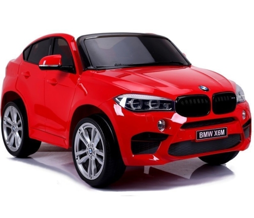 Divvietīgs bērnu elektromobilis BMW X6M Red