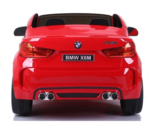 Divvietīgs bērnu elektromobilis BMW X6M Red