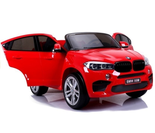 Divvietīgs bērnu elektromobilis BMW X6M Red
