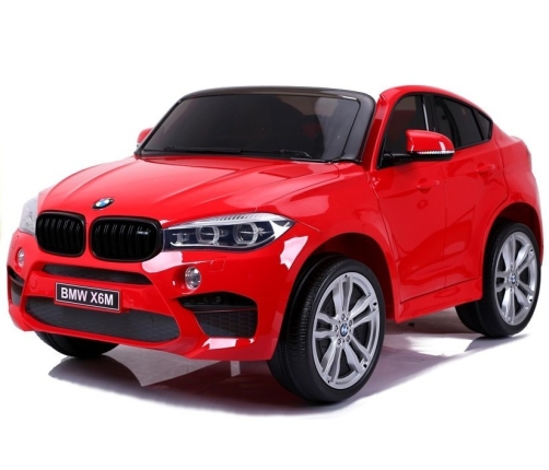 Divvietīgs bērnu elektromobilis BMW X6M Red