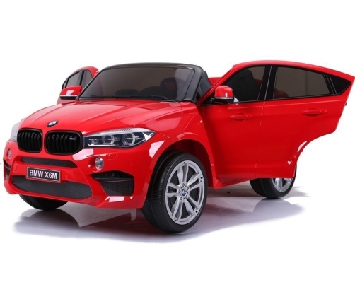 Divvietīgs bērnu elektromobilis BMW X6M Red
