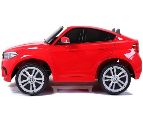 Divvietīgs bērnu elektromobilis BMW X6M Red