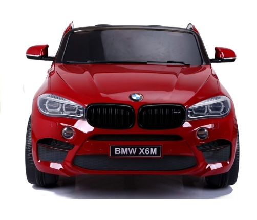 Divvietīgs bērnu elektromobilis BMW X6M Red Painting
