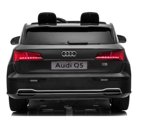 Divvietīgs bērnu elektromobilis Audi Q5 2-Seater Black Painting