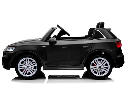 Divvietīgs bērnu elektromobilis Audi Q5 2-Seater Black Painting
