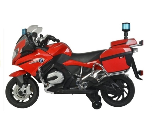 Bērnu elektriskais motocikls BMW R1200 Police Red