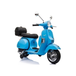 Bērnu elektriskais motocikls Vespa Blue