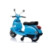 Bērnu elektriskais motocikls Vespa Blue