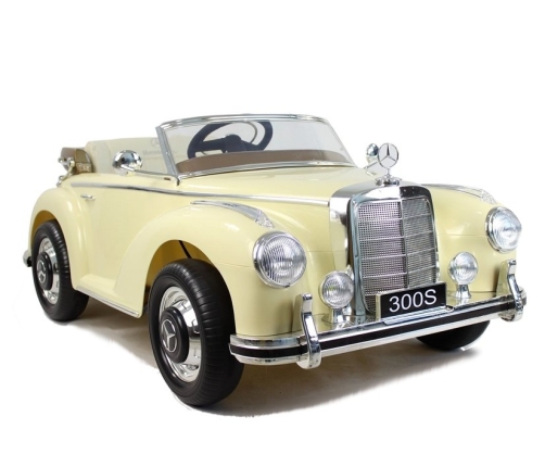 Vienvietīgs elektromobilis LS-618 Mercedes 300S Beige Painting