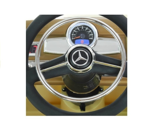 Vienvietīgs elektromobilis LS-618 Mercedes 300S Beige Painting