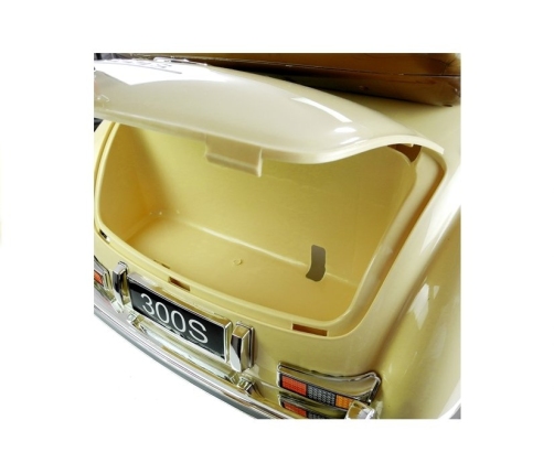 Vienvietīgs elektromobilis LS-618 Mercedes 300S Beige Painting