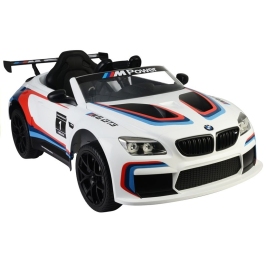 Vienvietīgs elektromobilis BMW M6 GT3 White