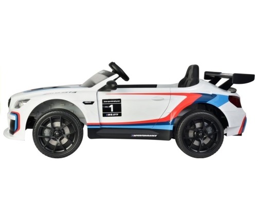 Vienvietīgs elektromobilis BMW M6 GT3 White