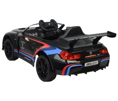 Vienvietīgs elektromobilis BMW M6 GT3 Black