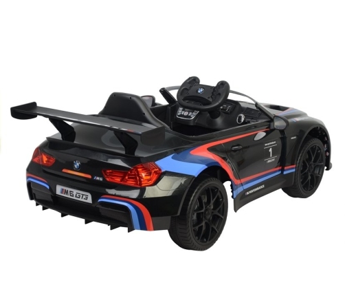 Vienvietīgs elektromobilis BMW M6 GT3 Black