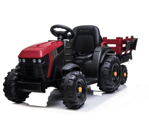 Bērnu elektriskais traktors ar piekabi BDM0925 Red