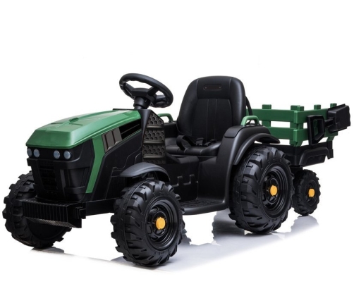 Bērnu elektriskais traktors ar piekabi BDM0925 Military Green