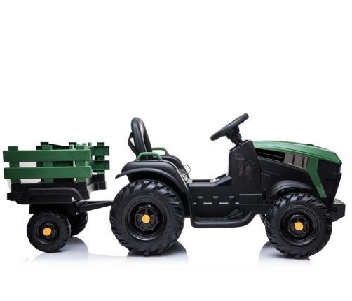 Bērnu elektriskais traktors ar piekabi BDM0925 Military Green