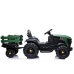 Bērnu elektriskais traktors ar piekabi BDM0925 Military Green