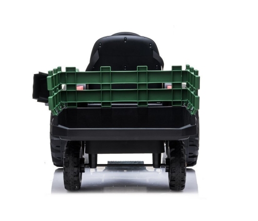 Bērnu elektriskais traktors ar piekabi BDM0925 Military Green