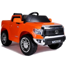 Divvietīgs bērnu elektromobilis Toyota Tundra Orange Painted