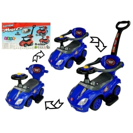 Stumjama mašīna ar rokturi  Mega Car 3in1 Blue