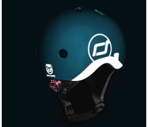 Scootandride Kask z Odblaskami XXS-S dla Dzieci 1-5 Lat Forest Owl
