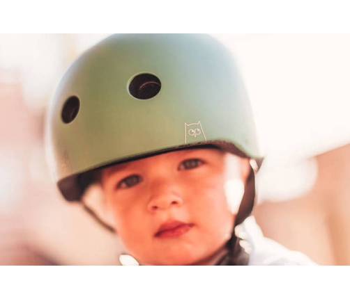 Scootandride Kask z Odblaskami XXS-S dla Dzieci 1-5 Lat Forest Owl