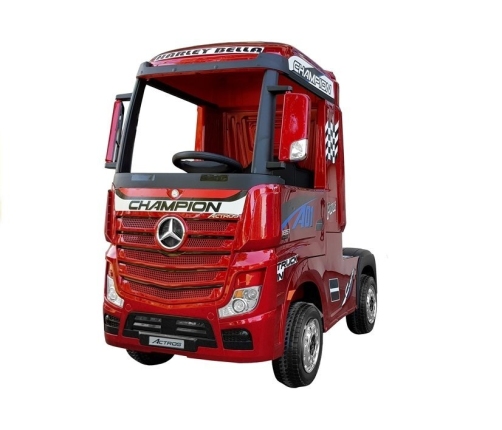 Детский электромобиль Mercedes Actros Red Painted MP4