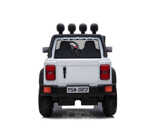 Divvietīgs bērnu elektromobilis YSA023 White 24V