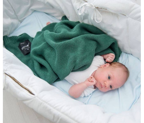 Lullalove Bambusowy Koc Butelkowa Zieleń