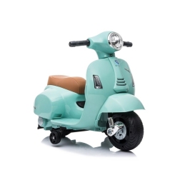 Bērnu elektro motocikls Vespa GTS 300 Mini Turquoise