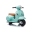 Bērnu elektro motocikls Vespa GTS 300 Mini Turquoise