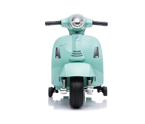 Bērnu elektro motocikls Vespa GTS 300 Mini Turquoise