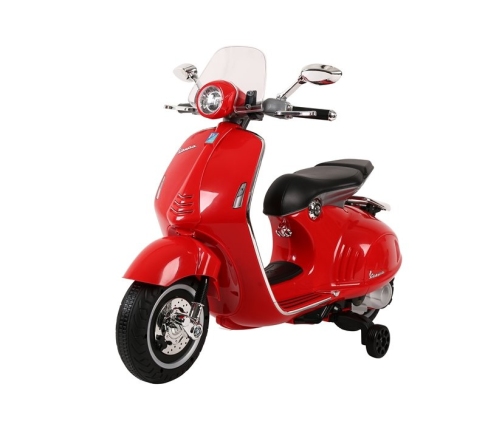 Bērnu elektro motocikls Vespa GTS 300 Red