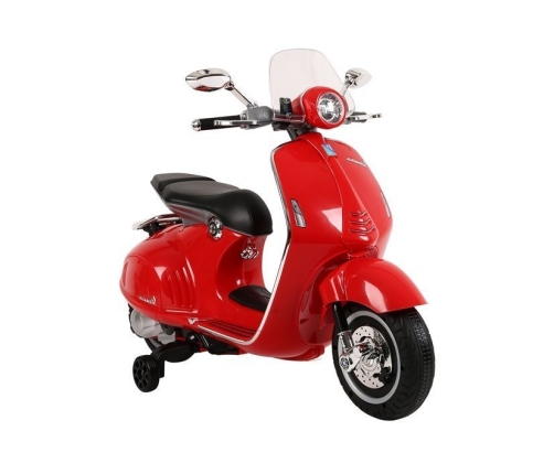 Bērnu elektro motocikls Vespa GTS 300 Red