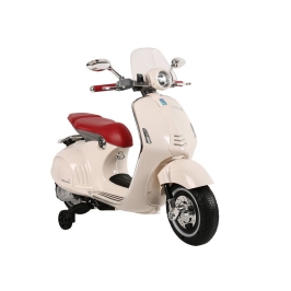 Bērnu elektro motocikls Vespa GTS 300 White