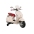 Bērnu elektro motocikls Vespa GTS 300 White