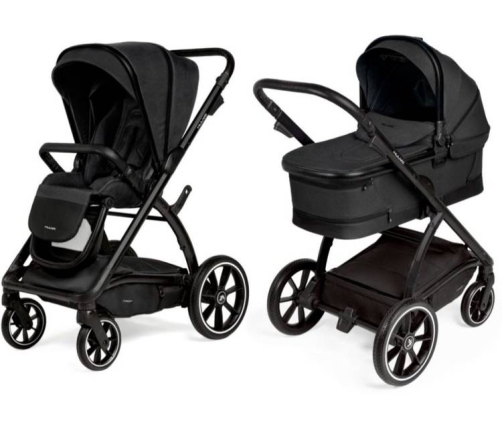 Muuvo Trick Jet Black Bērnu rati 2in1