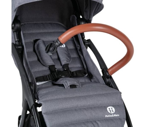Petite&Mars Cross Anthracite Blue Прогулочная коляска