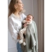 Poofi Kocyk Bawełniany Paris Khaki 80x100