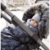 Bērnu ratu guļammaiss Womar GROW UP 2.0 Plush Pastel Geo Grey