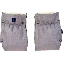 Zaffiro Melange Light Grey Divdaļīgie ratu cimdi