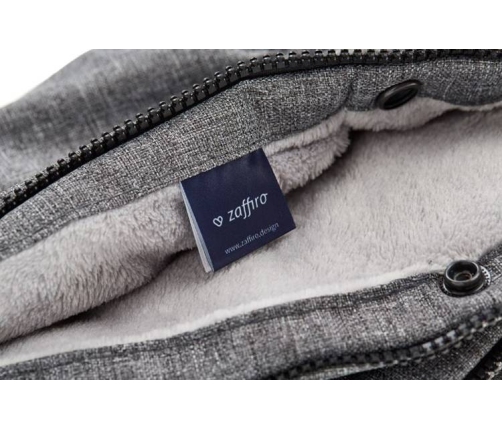 Zaffiro Plus Melange Grey Divdaļīgie ratu cimdi