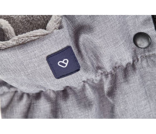 Zaffiro Plus Melange Grey Divdaļīgie ratu cimdi