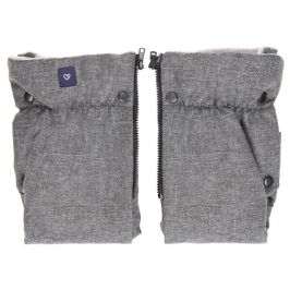 Zaffiro Plus Melange Grey Divdaļīgie ratu cimdi