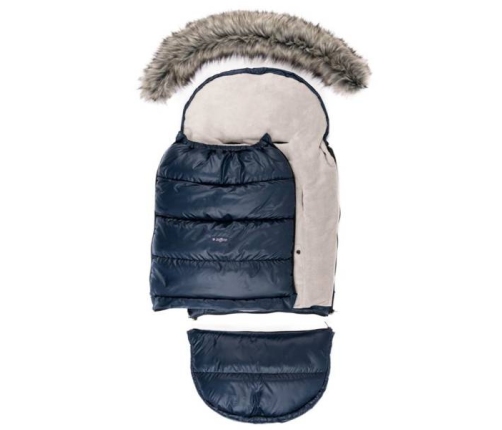 Zaffiro Grow Up 2.0 Śpiwór Do Wózka Plusz Pastel Navy Blue