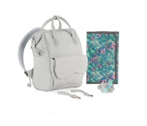 Kinderkraft Treasurepack Plecak Dla Mamy z Przewijakiem Nature Vibes Grey