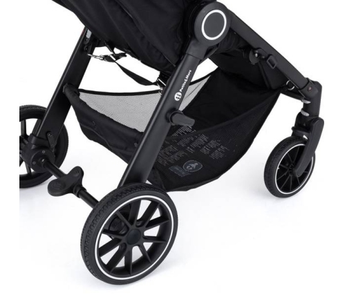 Petite&Mars Street + RWS Stelaż Wózka Spacerowego Oak + Budka Iron Grey